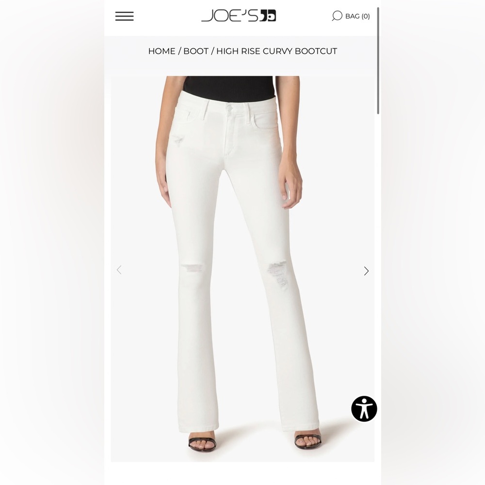 Joes Jeans - High Rise Curvy Ripped Knees
